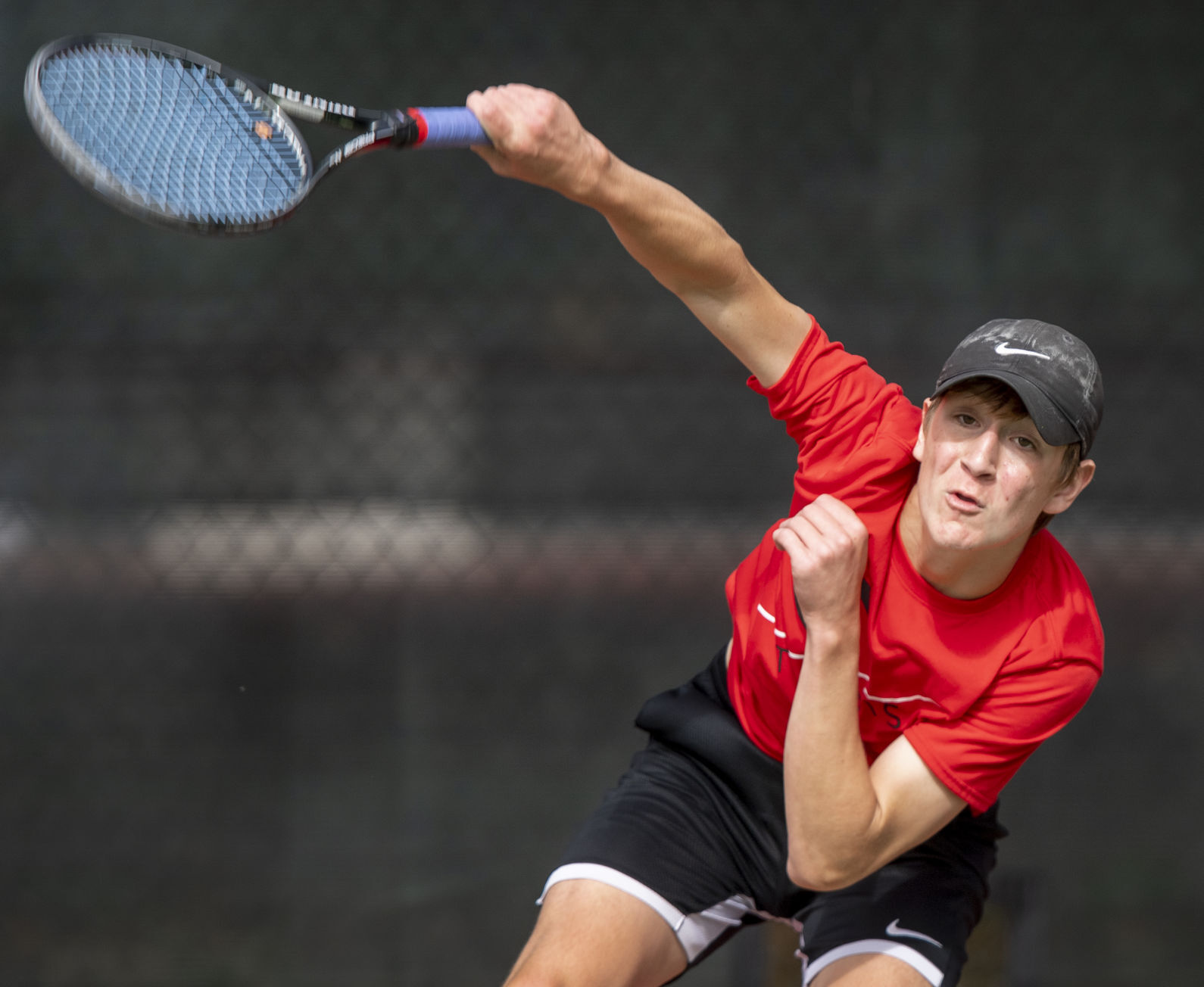 Class B boys state tennis, 10.14